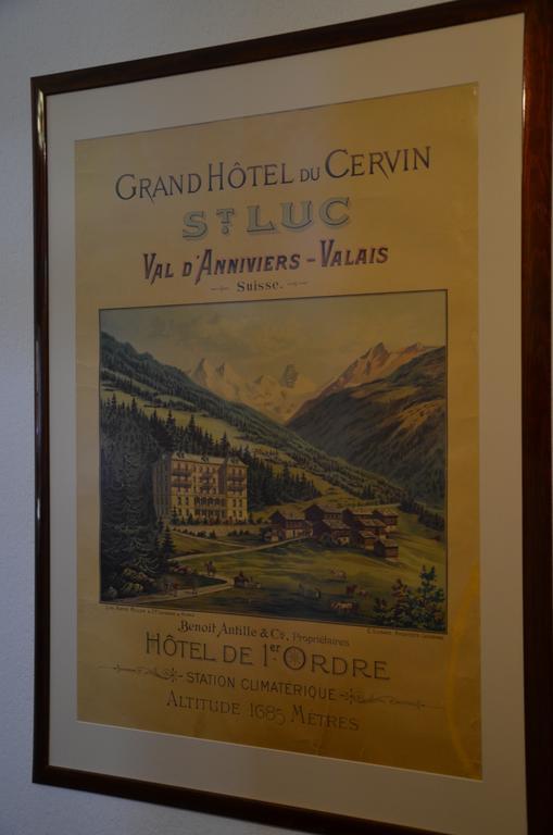 Guesthouse & Hotel Le Cervin Vissoie Buitenkant foto
